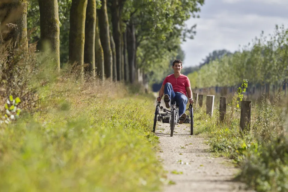 Voorkant Easy Sport driewiel ligfiets