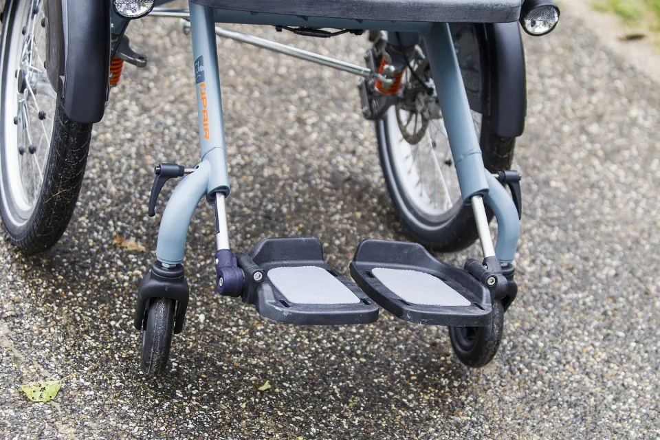 Voetsteunen O-Pair rolstoelfiets 