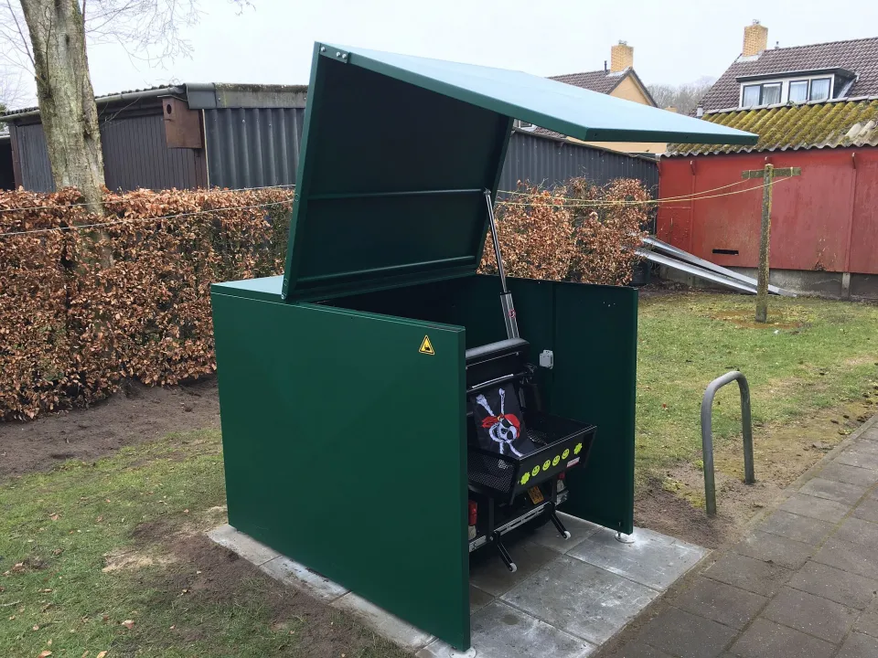 Scootmobiel berging stalling 5