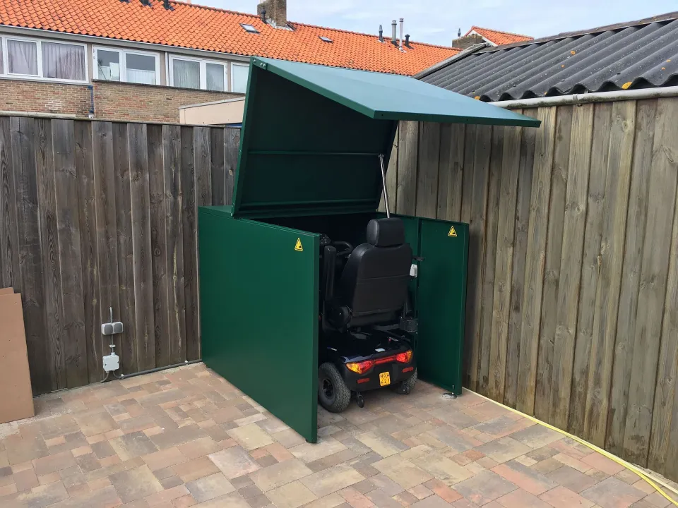 Scootmobiel berging stalling 6