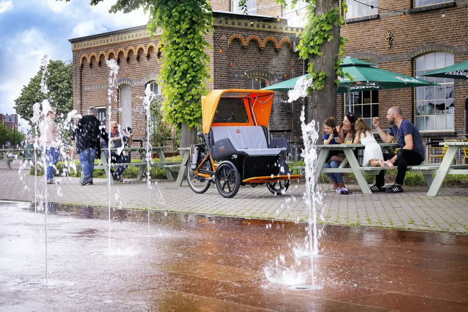 Chat Riksja fiets van Raam 5