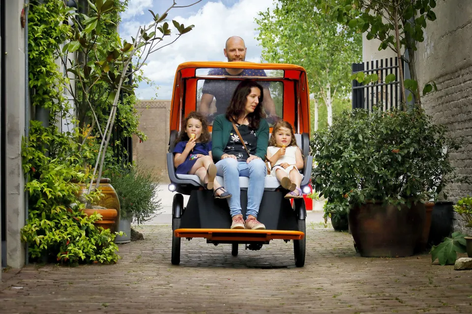 Chat Riksja fiets van Raam 7