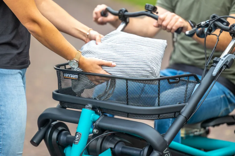 Duofiets Fun2Go mandje voor
