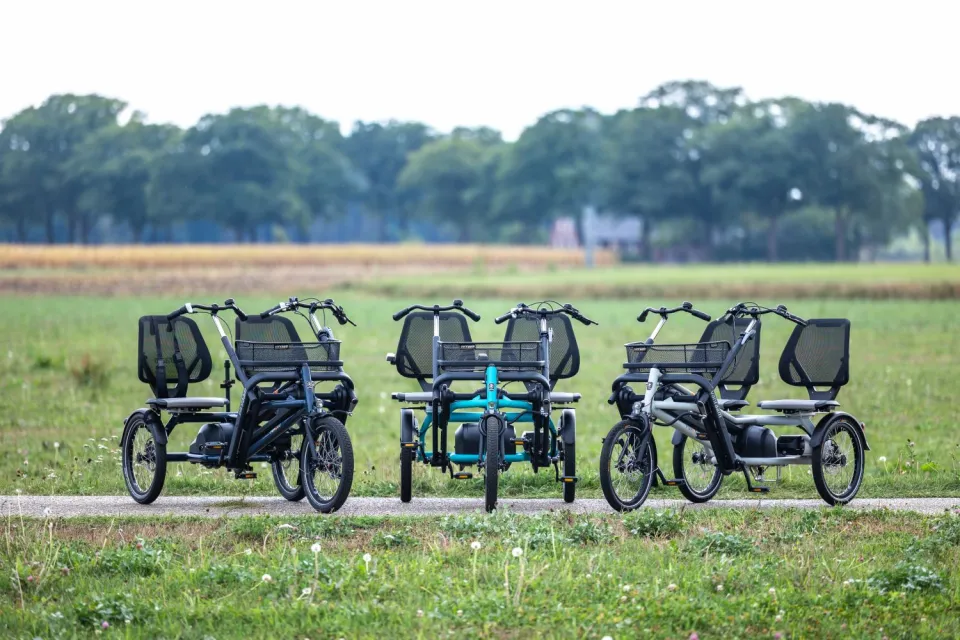 Duofiets Fun2Go de drie kleuren