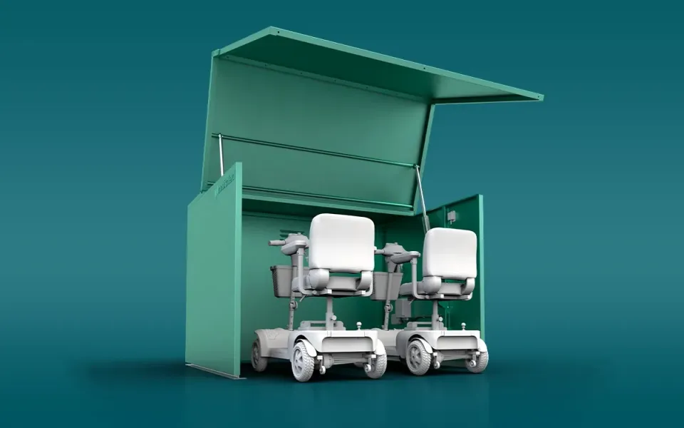 Duo scootmobiel berging Care4More