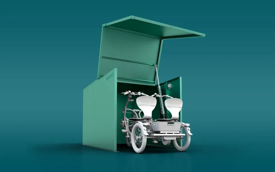 Duofiets berging Care4More