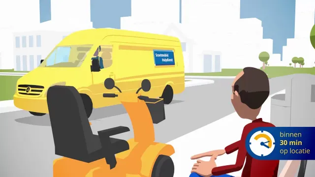 Scootmobiel hulpdienst