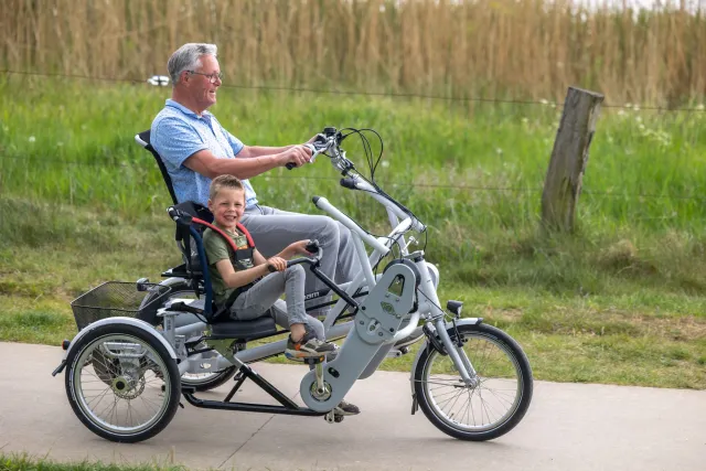 Fun2Go duofiets met kinderzit