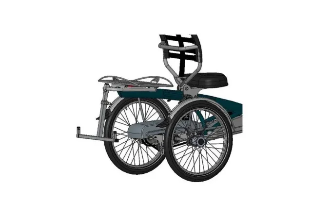 Rollator houder voorbereiding