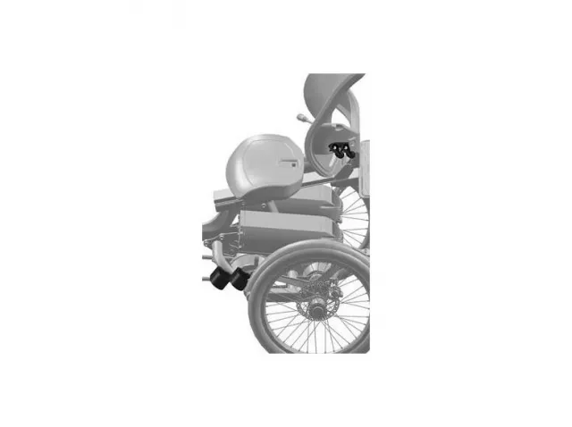 Stokhouder Easy Rider 3 met vera rugleuning