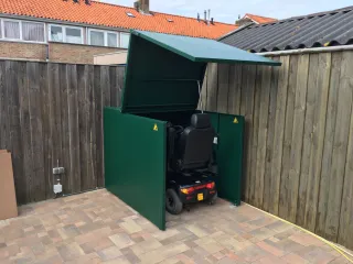 Scootmobiel berging stalling 1