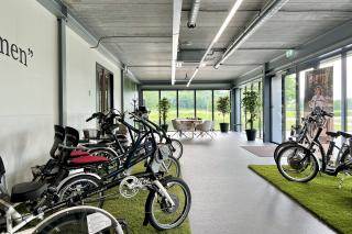 Showroom fietsparcours
