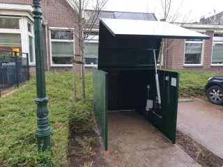 Stalling rolstoelfiets