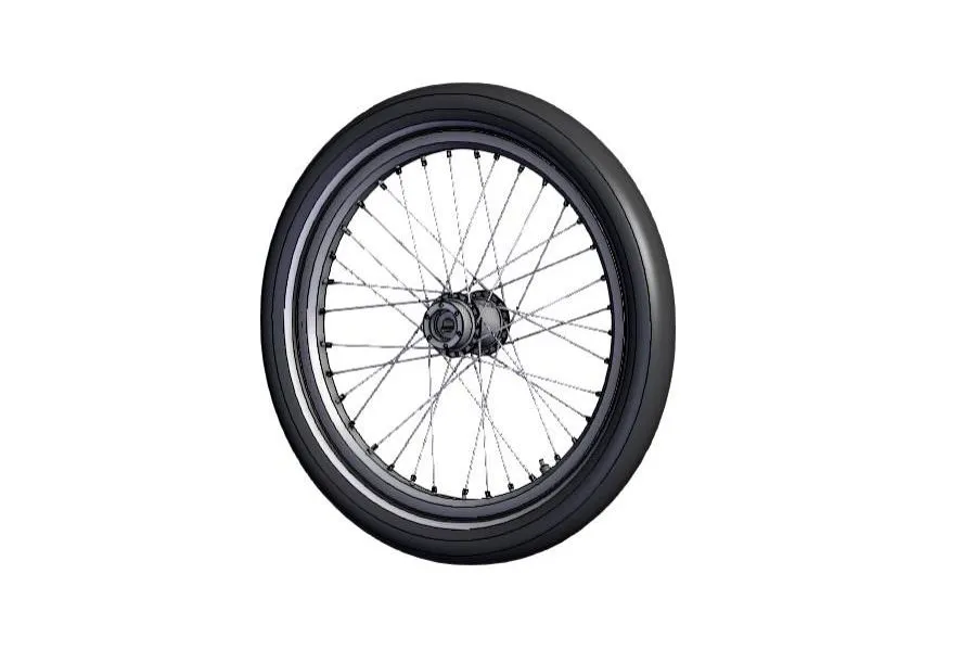 Wiel VeloPlus rolstoelfiets links voor