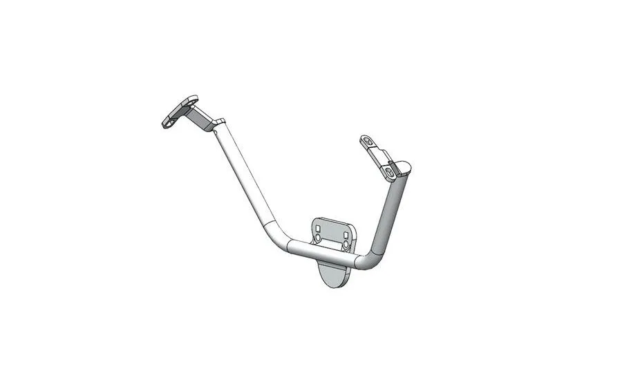Spatbordstang achter 20 inch