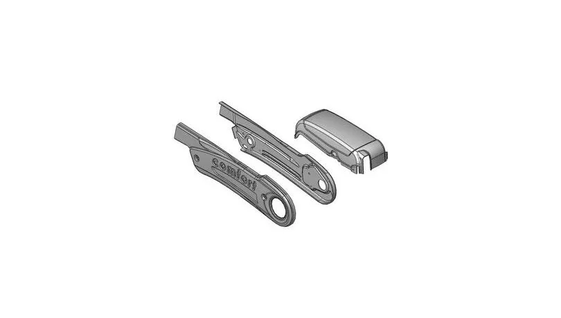 Kettingkast Maxi Comfort zilver compleet